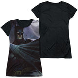 Junior Cap Sleeve 100% Poly Black Back