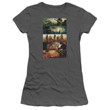 Juniors Sheer Cap Sleeve