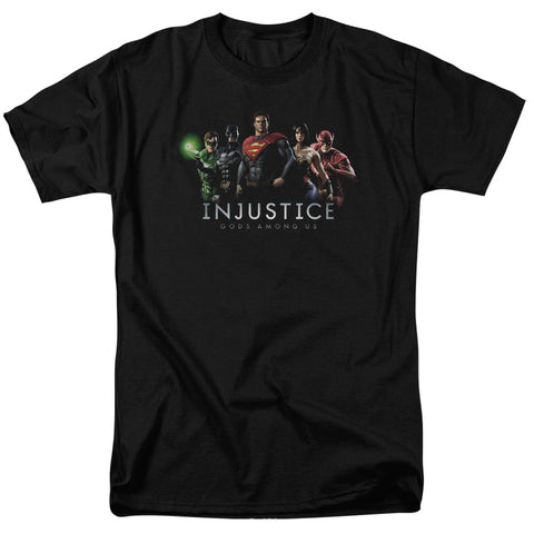 Injustice Gods Among Us/injustice League-s/s Adult 18/1 - Black