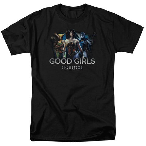 Injustice Gods Among Us/good Girls-s/s Adult 18/1 - Black