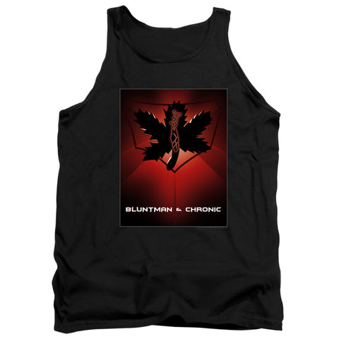 Jay And Silent Bob/bluntman And Chronic Poster-adult Tank-black