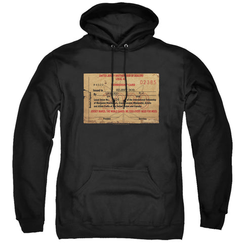 Jay And Silent Bob/dealer Card-adult Pull-over Hoodie-black