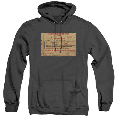 Jay And Silent Bob/dealer Card-adult Heather Hoodie-black