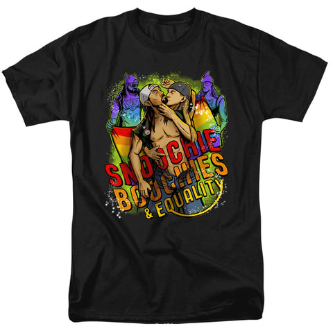 Jay And Silent Bob/smoochie Boochies And Equality-s/s Adult 18/1-black