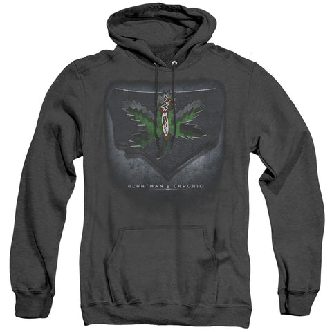 Jay And Silent Bob/batman V Chronic-adult Heather Hoodie-black