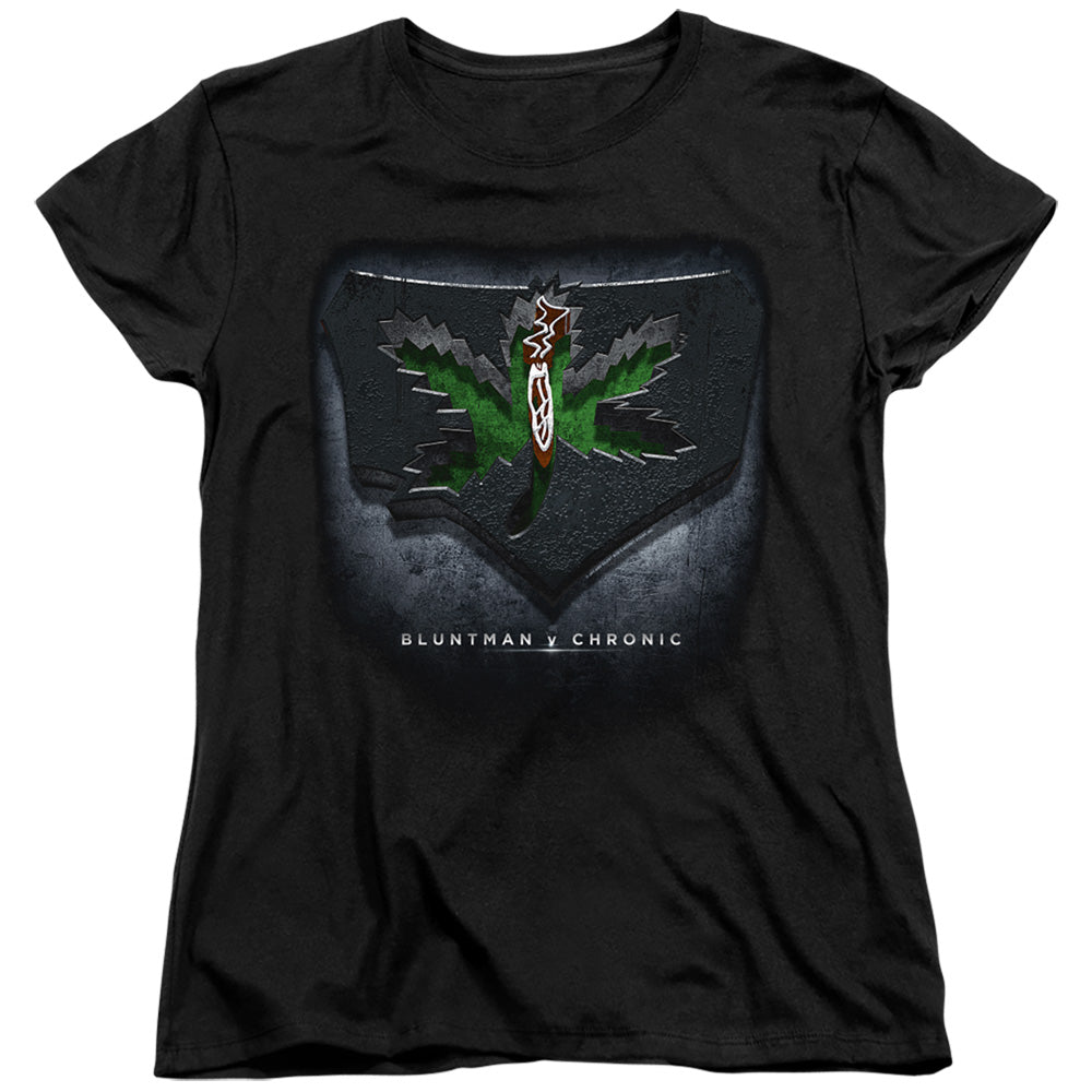 Jay And Silent Bob/batman V Chronic-s/s Women's Tee-black