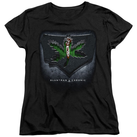 Jay And Silent Bob/batman V Chronic-s/s Women's Tee-black