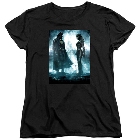 Jay And Silent Bob/movie Poster-s/s Women's Tee-black