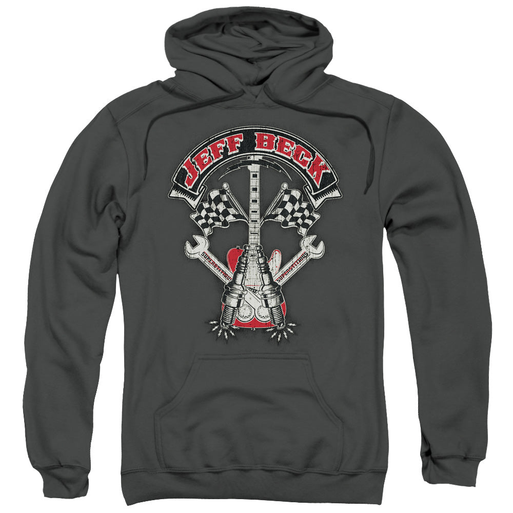 Jeff Beck/beckabilly Guitar-adult Pull-over Hoodie-charcoal