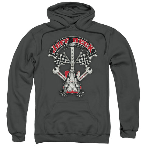 Jeff Beck/beckabilly Guitar-adult Pull-over Hoodie-charcoal
