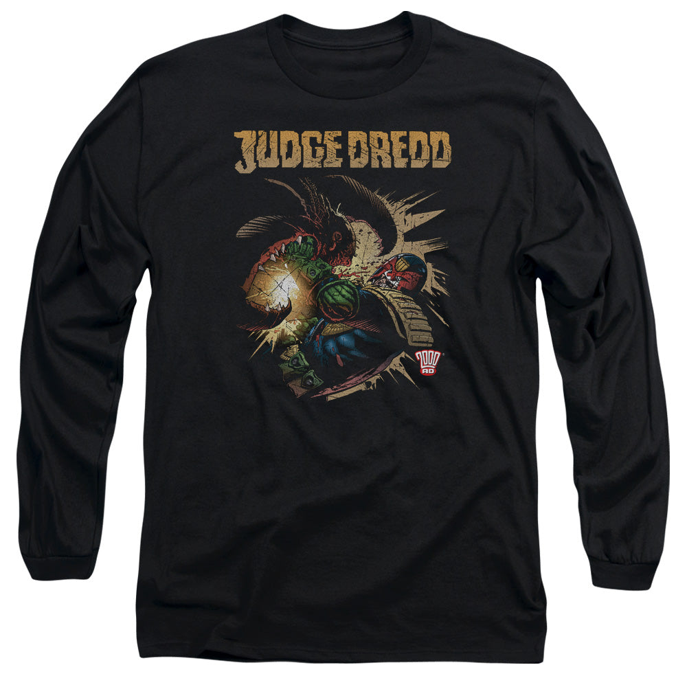 Judge Dredd/blast Away - L/s Adult 18/1 - Black