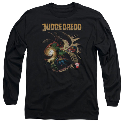 Judge Dredd/blast Away - L/s Adult 18/1 - Black