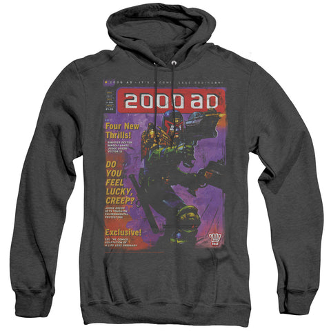 Judge Dredd/1067 - Adult Heather Hoodie - Black