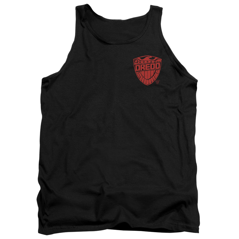 Judge Dredd/badge-adult Tank-black