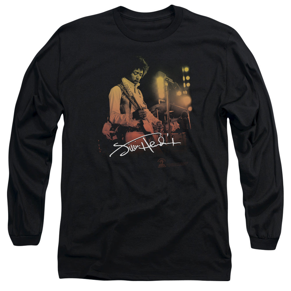Jimi Hendrix/live On Stage-l/s Adult 18/1-black
