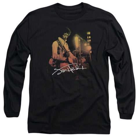 Jimi Hendrix/live On Stage-l/s Adult 18/1-black