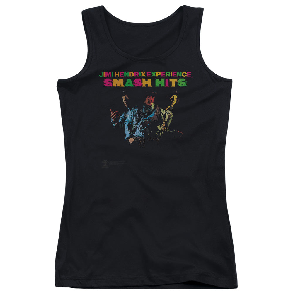 Jimi Hendrix/smash Hits-juniors Tank Top  -black