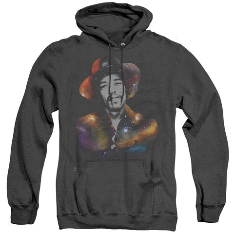 Jimi Hendrix/cosmic Jimi-adult Heather Hoodie-black