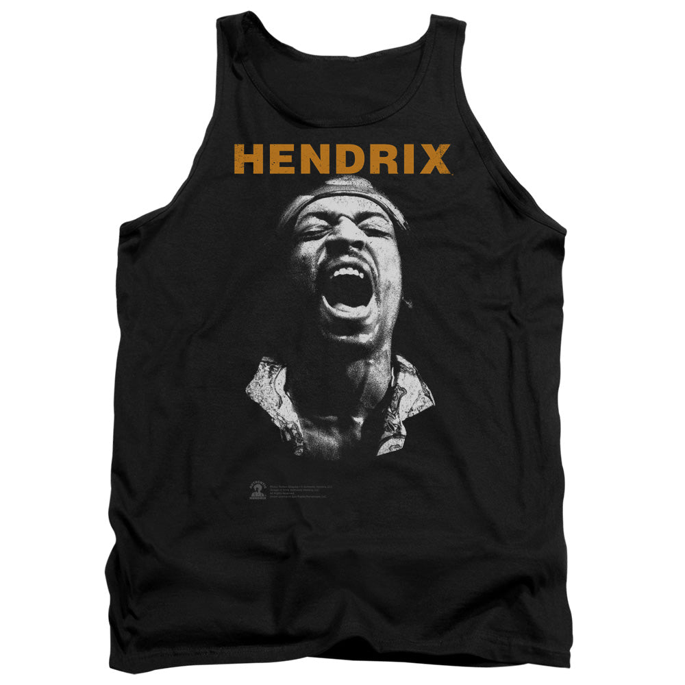 Jimi Hendrix/listen-adult Tank-black