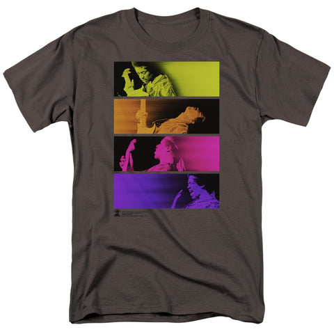 Jimi Hendrix/electric Blocks-s/s Adult 18/1-charcoal