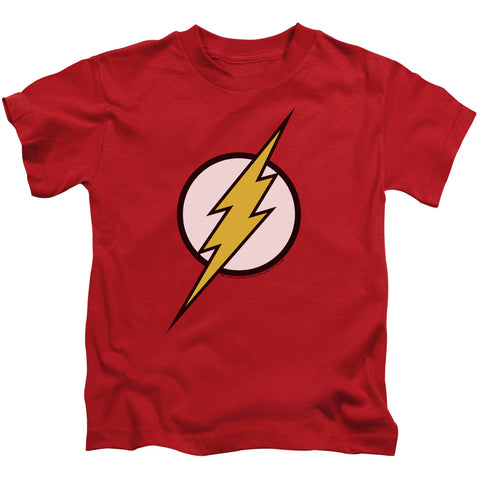 Jla/flash Logo - S/s Juvenile 18/1 - Red