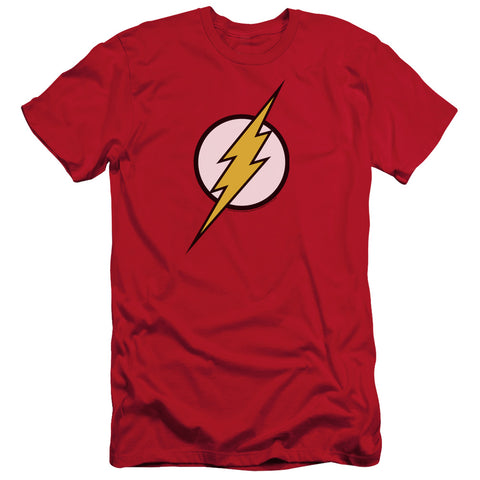 Jla/flash Logo - S/s Adult 30/1 - Red