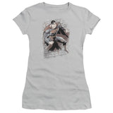 Juniors Sheer Cap Sleeve