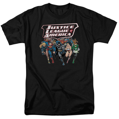 Jla/charging Justice - S/s Adult 18/1 - Black