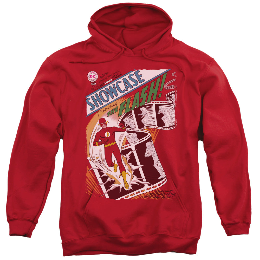 Jla/showcase #4 Cover-adult Pull-over Hoodie-red