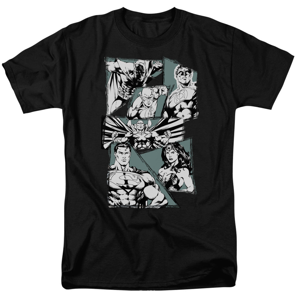 Jla/a Mighty League-s/s Adult 18/1-black