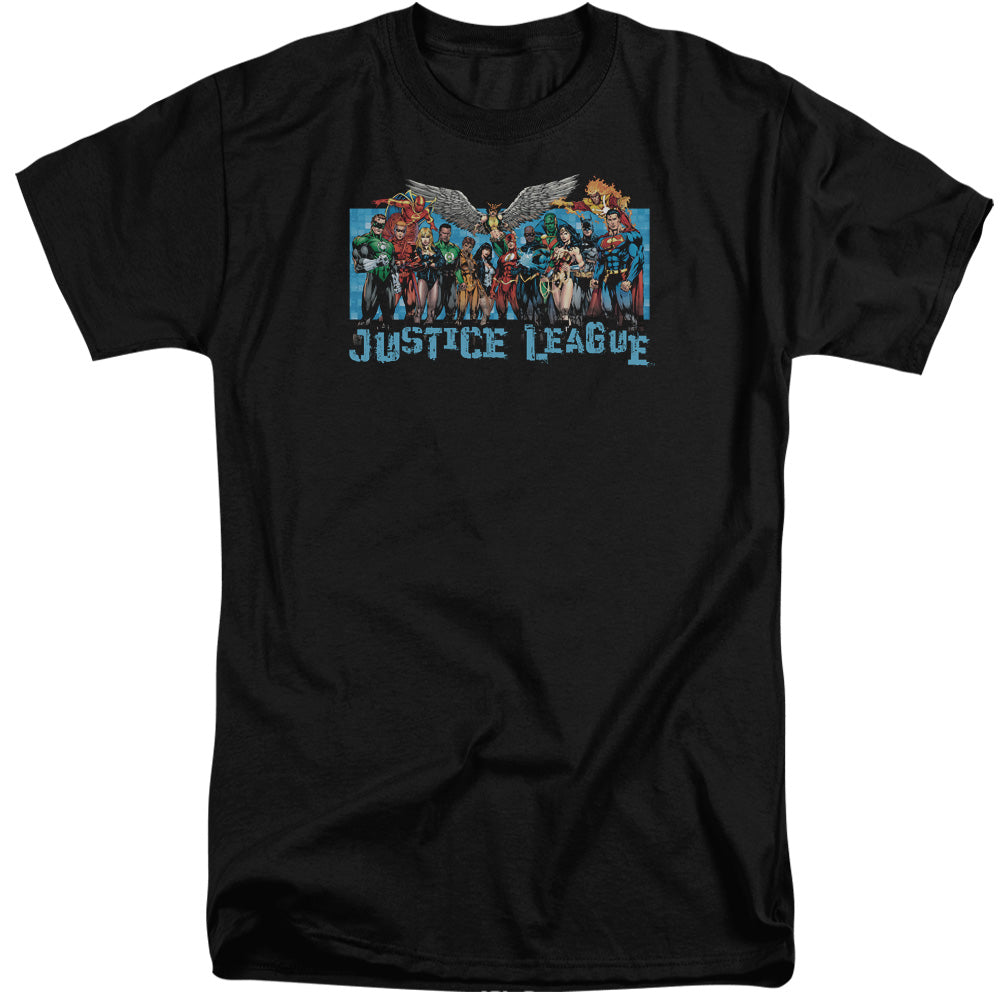 Jla/league Lineup-s/s Adult Tall-black
