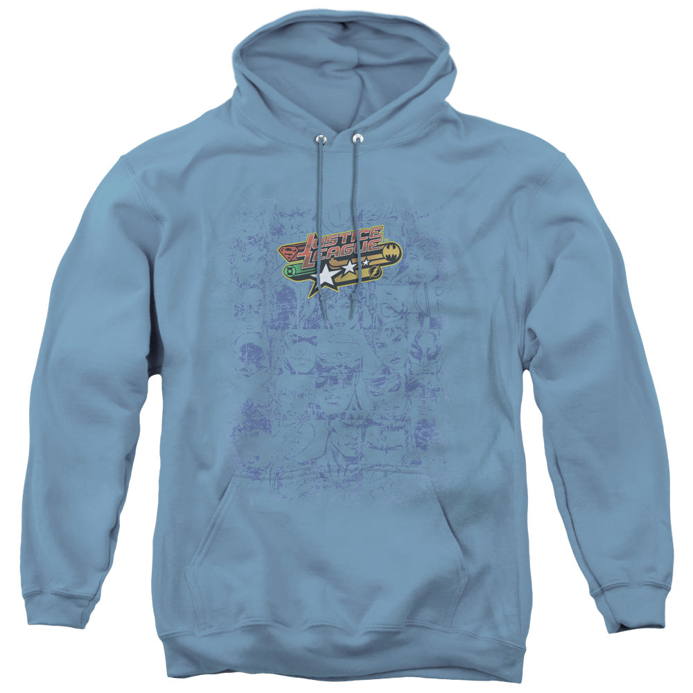 Jla/on Call - Adult Pull-over Hoodie - Carolina Blue