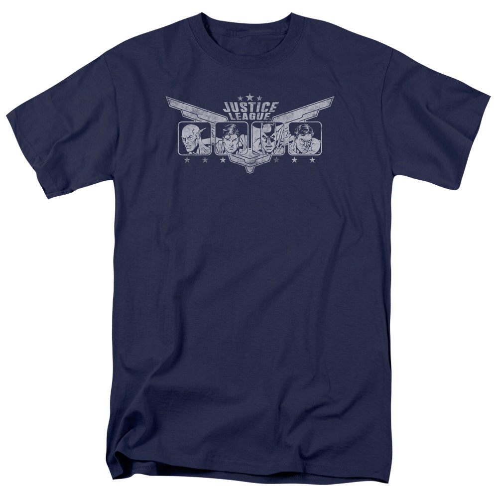 Jla/justice Wings - S/s Adult 18/1 - Navy