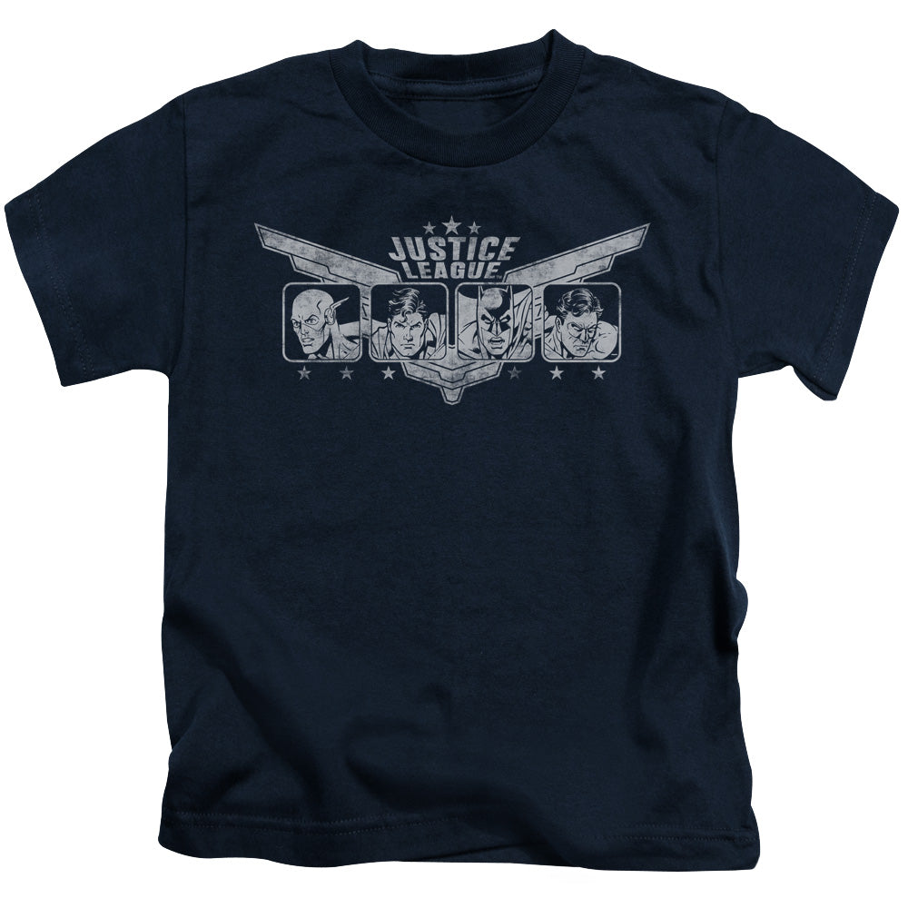 Jla/justice Wings - S/s Juvenile 18/1 - Navy