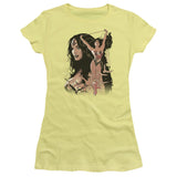 Juniors Sheer Cap Sleeve