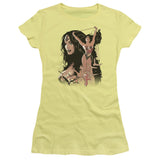 Juniors Sheer Cap Sleeve
