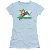 Juniors Sheer Cap Sleeve