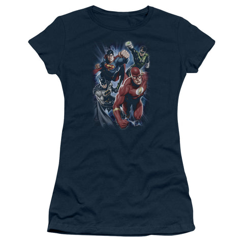 Juniors Sheer Cap Sleeve