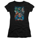 Juniors Sheer Cap Sleeve