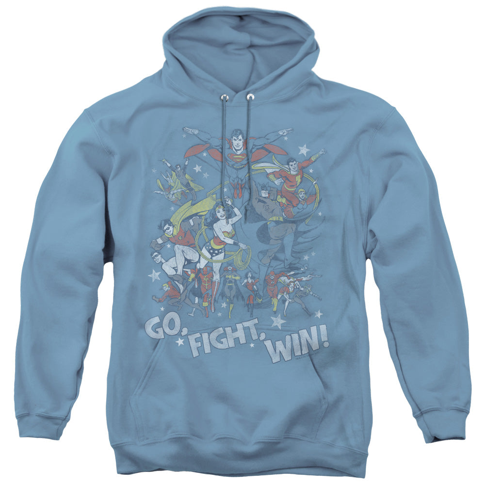 Jla/ Go Fight Win - Adult Pull-over Hoodie - Carolina Blue