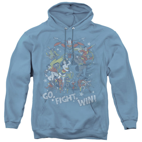 Jla/ Go Fight Win - Adult Pull-over Hoodie - Carolina Blue