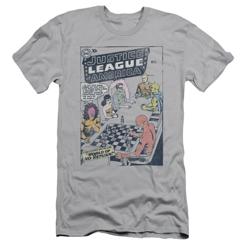 Jla/world Of No Return - S/s Adult 30/1 - Silver