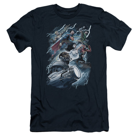 Jla/ride The Lightening - S/s Adult 30/1 - Navy