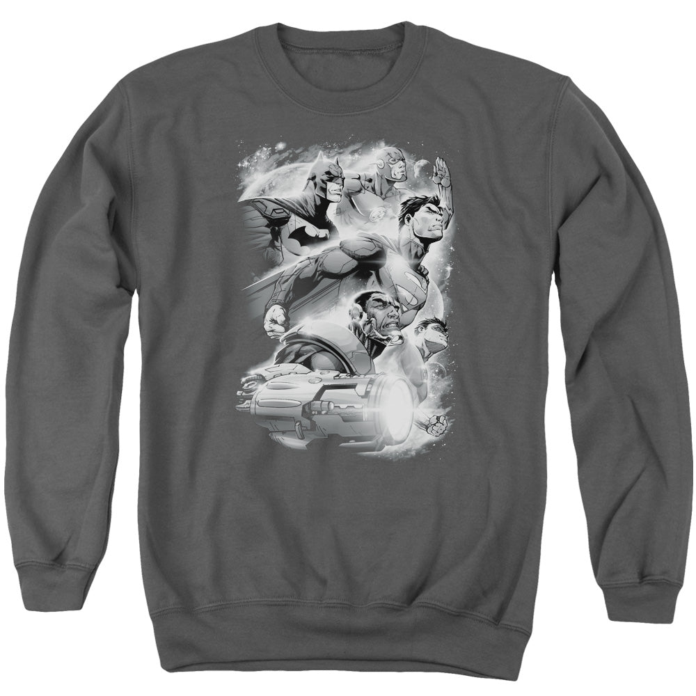 Jla/atmospheric - Adult Crewneck Sweatshirt - Charcoal