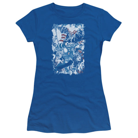 Juniors Sheer Cap Sleeve