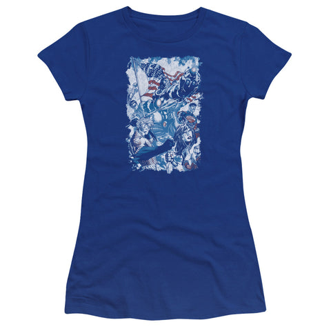 Premium Juniors Sheer Cap Sleeve