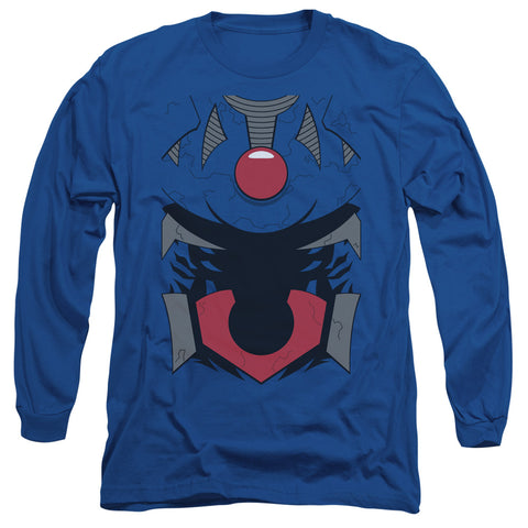 Jla/darkseid Uniform-l/s Adult 18/1-royal Blue