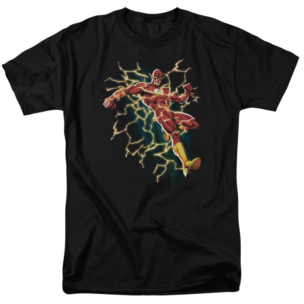 Jla/electric Death-s/s Adult 18/1-black