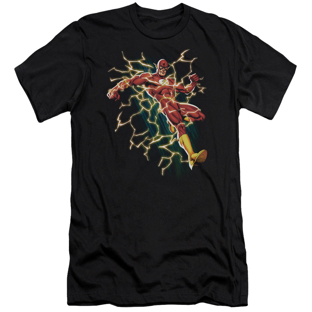 Jla/electric Death-s/s Adult 30/1-black