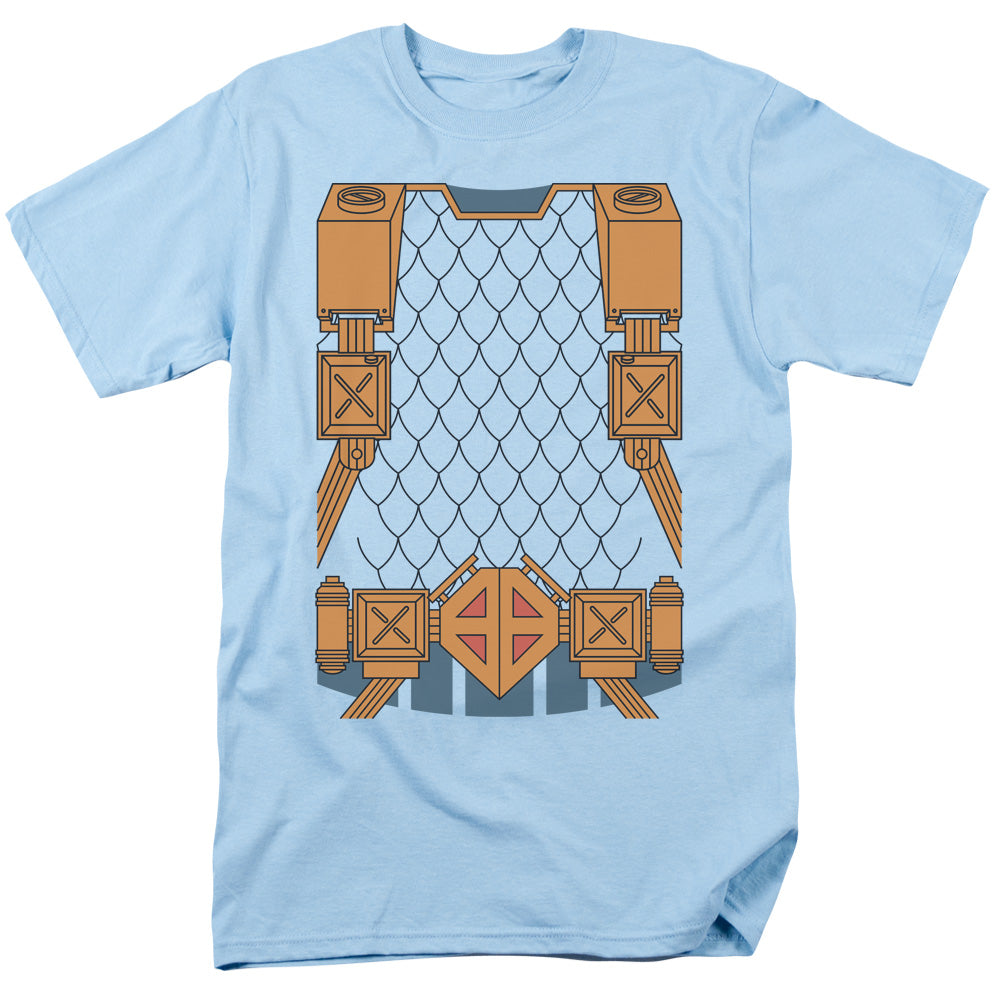 Jla/deathstroke Uniform-s/s Adult 18/1-light Blue